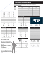 Charles River Apparel Size Equivalence Chart: Men's Jackets Women's Jackets