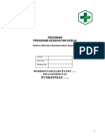 Pedoman Internal Kesehatan Kerja