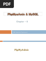 MySql & PhpMyAdmin - Chapter 6