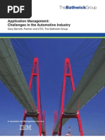 Application Management: Challenges in The Automotive Industry