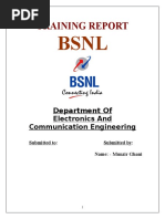 BSNL Summer Traning Report