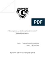 Competencias Del Docente Universitario