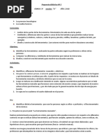 Propuesta Didáctica #4 Tecnología 3º 2.018