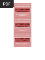 Save The Date Card