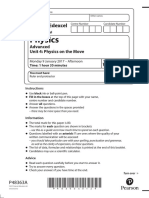 IAL Physics Jan 2017 Unit 4 QP PDF