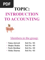 Basics of Accounting