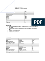 Formula Del Jabon Líquido para Manos