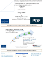 Country Presentation On Bangladesh - Leadership Capacity Building Program On Sustainable and Improved Sanitation Strategies For Policymakers