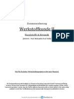 Zusammenfassung - Werkstoffkunde II