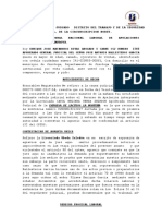 Honorable Jueza Del Juzgado Distrito Del Trabajo y de La Seguridad Social de Matagalpa