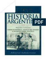 Cattaruza Alejandro - Nueva Historia Argentina 07 - Crisis Economica Avance Del Estado E Incertidumbre Politica (1930-1943)