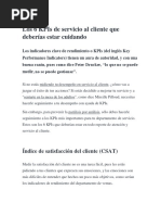 Los 6 KPIs de Servicio Al Cliente Que Deberías Estar Rastreando