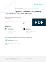 Mycelium Composites: A Review of Engineering Charachteristics and Growth Kinetics