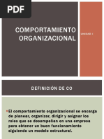 Tema 1 de Comportamiento Organizacional