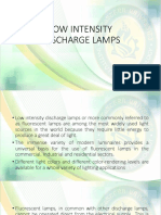 LESSON 3 Low Intensity Discharge Lamps