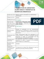 Protocolo para Balance Masico y Energetico Nuevo