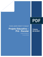 Projeto Educativo Pré-Escolar 2018-2021