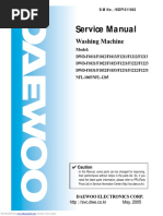 Washing Machine DAEWOO DWD F1011 SERVICE MANUAL PDF