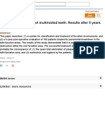 1 - Periodontal Treatment of Multirooted Teeth. Results After 5 Years. - PubMed - NCBI