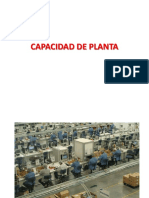 Capacidad de Planta