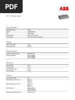 1SAM201901R1001 Hkf1 11 Auxiliary Contact