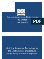 Oriental Aquamarine Biotech India Oriental Aquamarine Biotech India (P) Limited Coimbatore