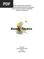 Trabajo de Estado Tachira