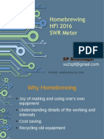 Homebrewing HFI 2016 SWR Meter: SP Bhatnagar