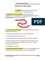 Proteins IAL Edexcel Unit 1 