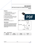 MD1803DFP: High Voltage NPN Power Transistor For Standard Definition CRT Display