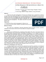 Strategy of Integrated Solid Waste Management With Special Reference To Mysore City