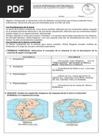 Guía de DINAMICA DE LA TIERRA 7° TIPO 2