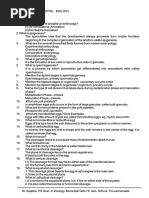 Class 11 Biology Zoology Em-Lesson 5 - Two Three Mark Study Material Englis PDF