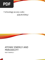 Atomic Energy and Periodicity