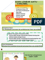 Media Pembelajaran 3.6 PLSV Pertemuan 1