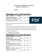 Análisis de Los Ratios Financieros de La Empresa Cementos Pacasmayos