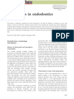 Ultrasonics in Endodontics