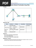 3.1.1.3 Packet Tracer - Explore Network Functionality Using PDUs