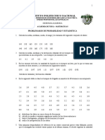 Problemario de Probabilidad y Estadistica 1