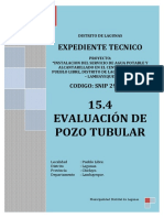 15.4 Evaluacion de Pozo Tubular