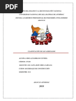 Clasificacion de Los Agregados: Igneas, Sedimentarias y Metamorficas