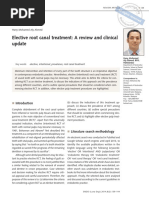 Elective Root Canal Treatment A Review and Clinical Update