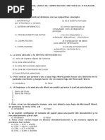 Ejemplo de Examen de Ofimatica