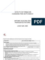 Plan de Formacion Ciudadana Sexto Básico