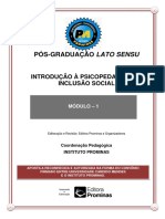 (FUNDAMENTAL) PRÓ-MINAS - INTRODUÇÃO À PSICOPEDAGOGIA E INCLUSÃO SOCIAL-Módulo 01 PDF