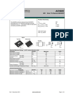 General Description Product Summary: 30V Dual P-Channel MOSFET