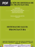 Comparacion de Dos Sistemas de Salud, Francia y Cuba