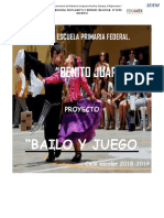 Proyecto Baile y Juego Quinto