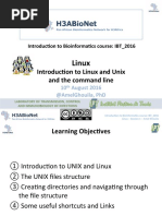 Linux: Introduc) On To Linux and Unix and The Command Line