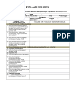 Format Evaluasi Diri Guru SMK